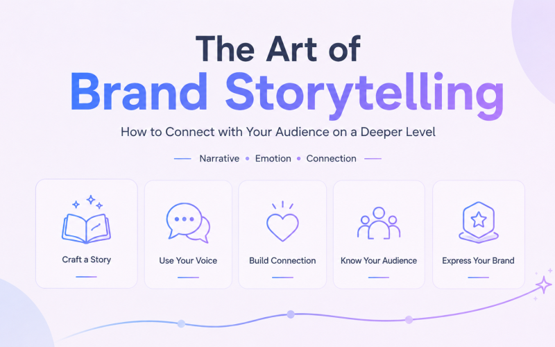 The Art of Brand Storytelling: How to Connect with Your Audience on a Deeper Level