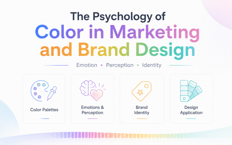 The Psychology of Color in Marketing and Brand Design